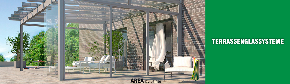 Glasterrassensystem AREA by Leiner